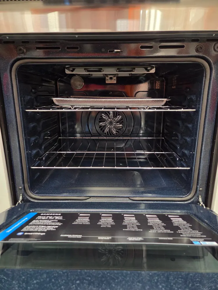 Samsung convection oven interior